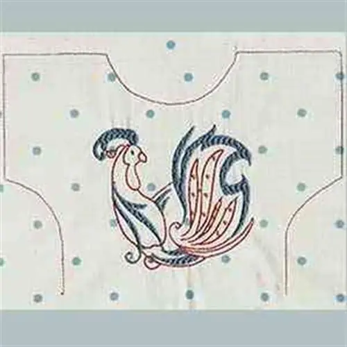 Towel Holder Rooster Embroidery Design Viral
