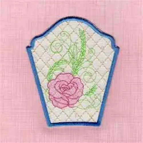 Don’t Miss Out Side Rose Bowl Embroidery Design