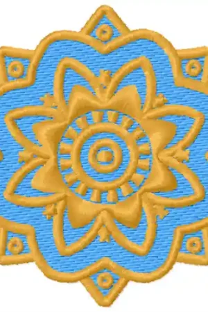 Certified CBD Flower Embroidery Design