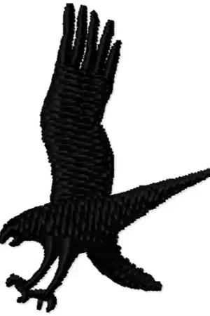 Eagle Mascot Silhouette Embroidery Design Save Now