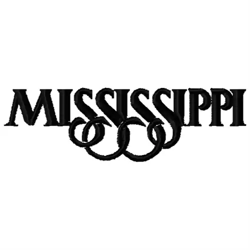 Mississippi Embroidery Design Best Seller