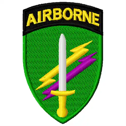 Viral CAPOC SSI Airborne Insignia Embroidery Design