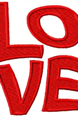 Direct From Manufacturer Love Stack Embroidery Design