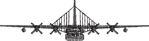 EC-130 Compass Call Plane Embroidery Design Save Now