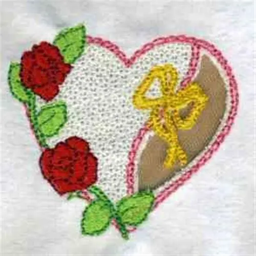 Last Chance Valentine Rose Embroidery Design