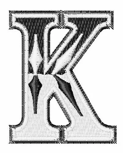 Tavern K Embroidery Design Buy Online