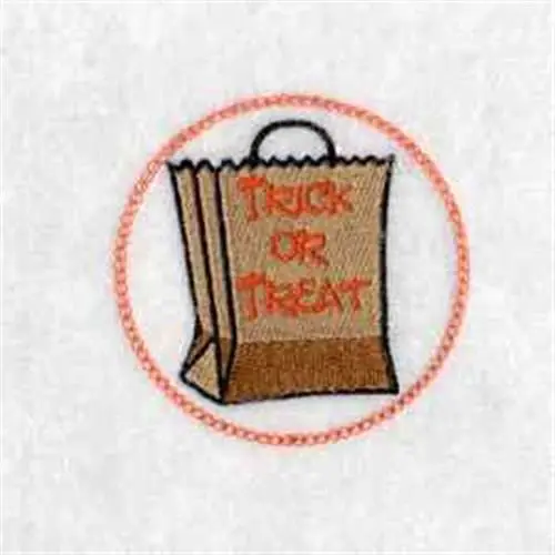 Same Day Shipping Treat Bag Embroidery Design