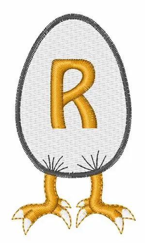 Easter Egg Chick R Embroidery Design Mega Sale