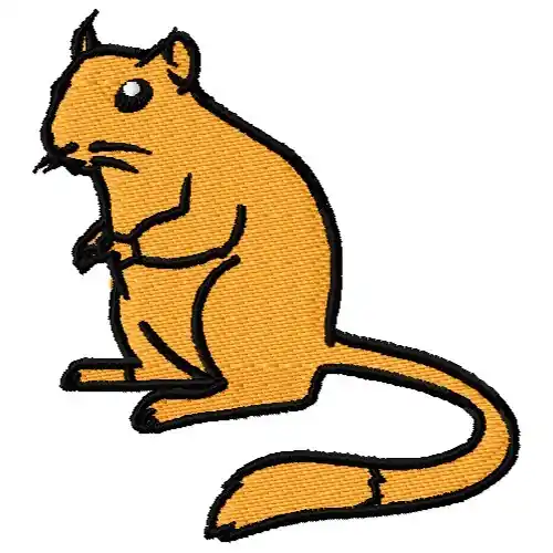 Gerbil Embroidery Design Today Only