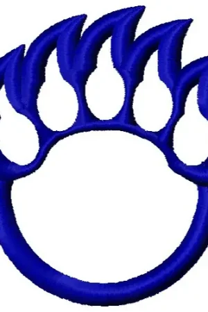 Bear Claw Embroidery Design Reduced Price