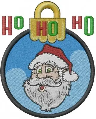Premium Ho Ho Ho Embroidery Design