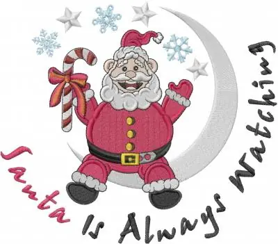 Always Watching Embroidery Design Premium