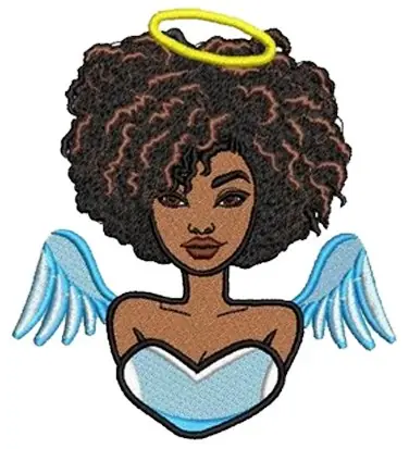 Same Day Shipping Angel Embroidery Design