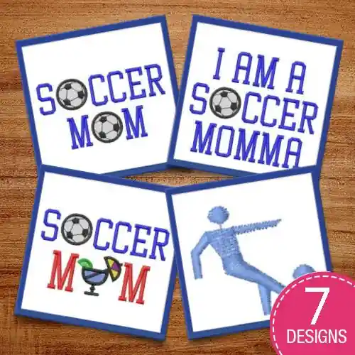 Super Sale Score A Goal! Embroidery design pack by Sew Man Embroidery, Embroidery Packs on EmbroideryDesigns.com