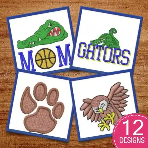 Mascot Fever Embroidery design pack by Sew Man Embroidery, Embroidery Packs on EmbroideryDesigns.com Price Cut