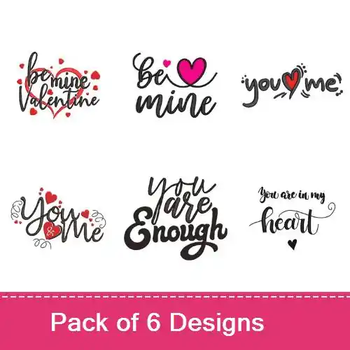 Original You Are Enough Embroidery design pack by Stitch Mama Creations, Embroidery Packs on EmbroideryDesigns.com