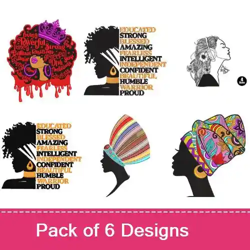Today Only Woman Embroidery design pack by Stitch Mama Creations, Embroidery Packs on EmbroideryDesigns.com