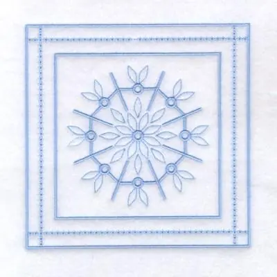 Bulk Order Snowflake Quilt Square Embroidery Design