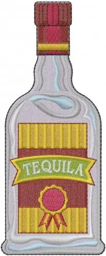 Discount Tequila Bottle Embroidery Design