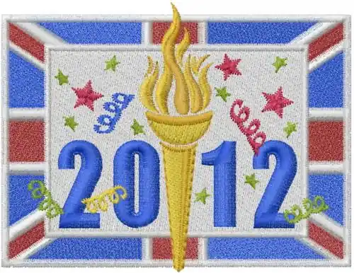 Olympics 2012 Embroidery Design Luxury