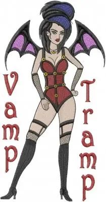 Vamp Tramp Embroidery Design Affordable