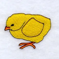 Large Chick 1 Embroidery Design Express Delivery