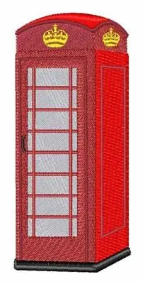 Telephone Box Embroidery Design Clearance