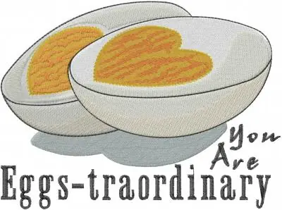 Top Rated Eggs-traordinary Embroidery Design