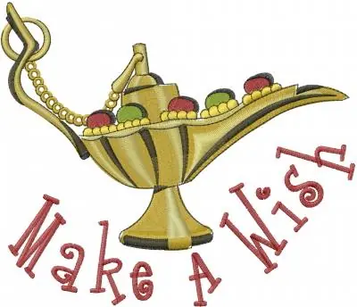 Top Pick Make A Wish Embroidery Design