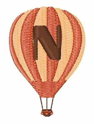 Balloon Font N Embroidery Design Special Offer