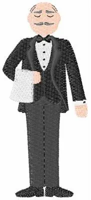 Direct From Factory Male Server Embroidery Design