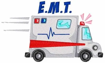 New Release EMT Vehicle Embroidery Design