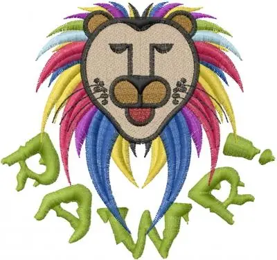 Lion Mascot Embroidery Design Time-Limited