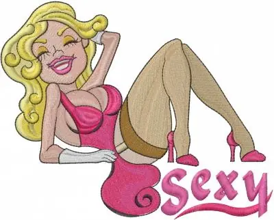 Get Yours Valentine Sexy Embroidery Design