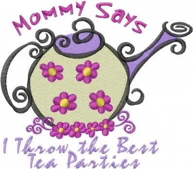Mommy Says Embroidery Design While Supplies Last