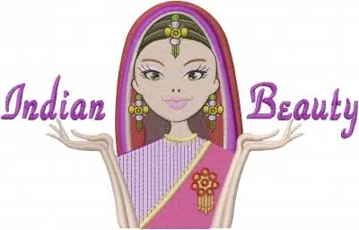 Indian Beauty Embroidery Design Weekend Sale