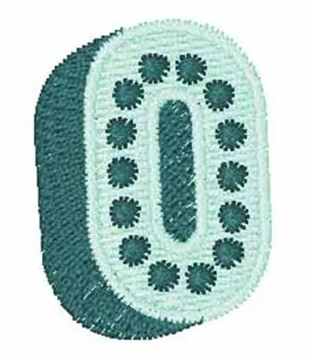 Hassle-Free Returns Bingo Dots 0 Embroidery Design