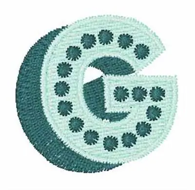 Trusted Brand Bingo Dots G Embroidery Design