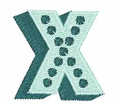 Time-Limited Bingo Dots X Embroidery Design