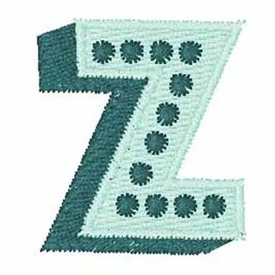 Flash Sale Bingo Dots Z Embroidery Design