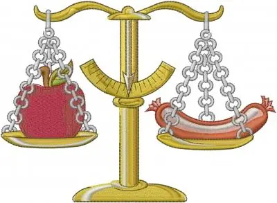 Modern Healthy Balance Embroidery Design