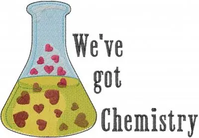 Price Cut Got Chemistry Embroidery Design
