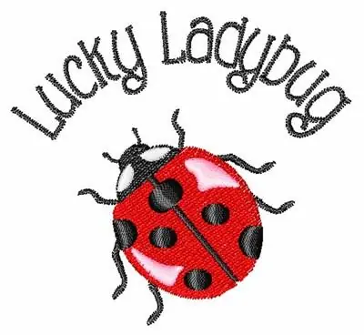 Super Sale Lucky Ladybug Embroidery Design
