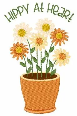 Hippy At Heart Embroidery Design Don’t Miss Out