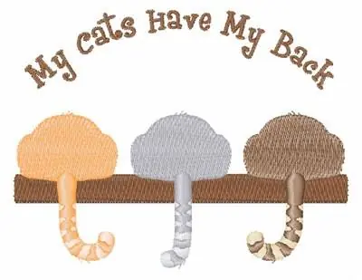 Holiday Sale Have My Back Embroidery Design