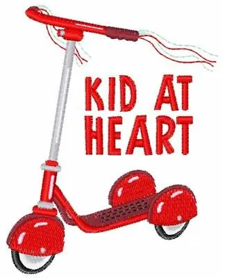 Kid At Heart Embroidery Design In Demand