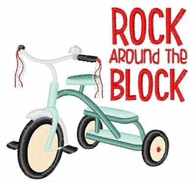 Rock The Block Embroidery Design Limited Edition