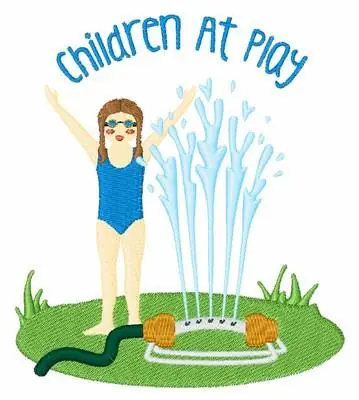Save Now Children At Play Embroidery Design