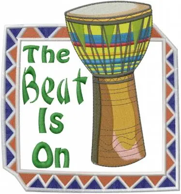 Buy Direct African Beat Embroidery Design