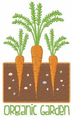 Hassle-Free Returns Organic Garden Embroidery Design